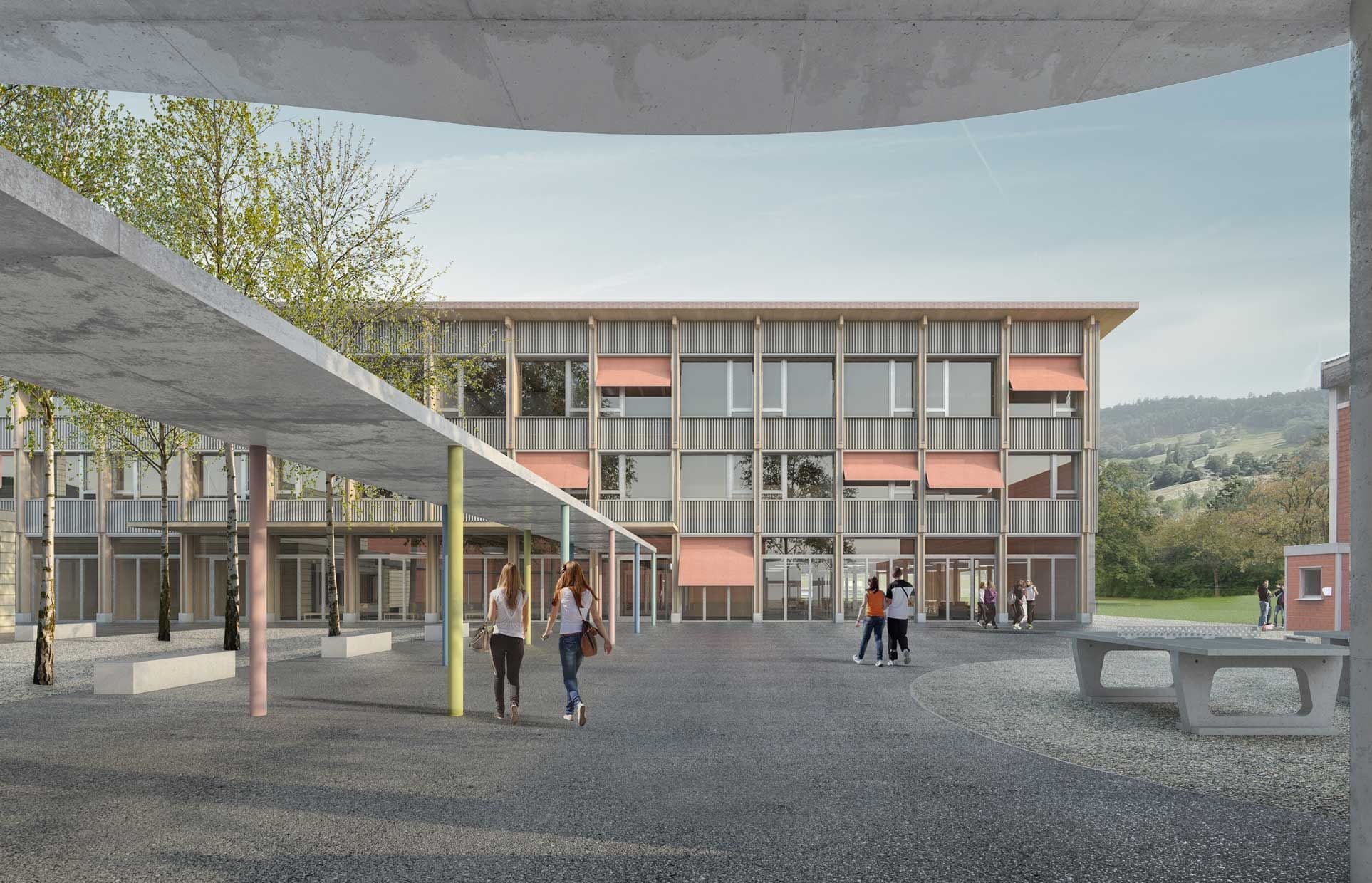 1. Preis beim Projektwettbewerb "Schulanlage Muoshof Malters".