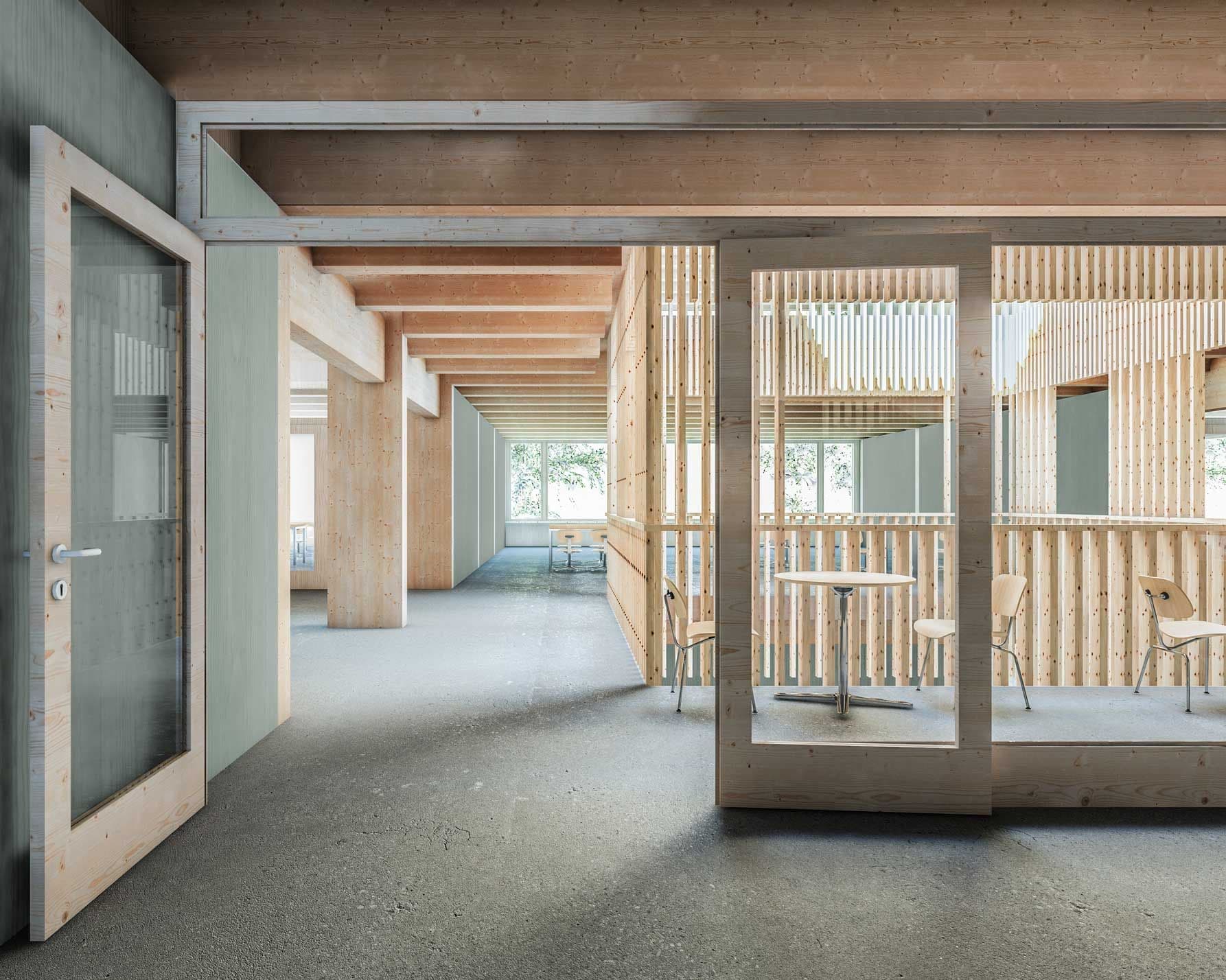 Wir freuen uns über den Erhalt der Baubewilligung für die Erweiterung der Schulanlage Muoshof in...